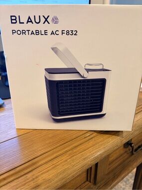 Portable AC F832 Personal Air Cooler - Blue & White
